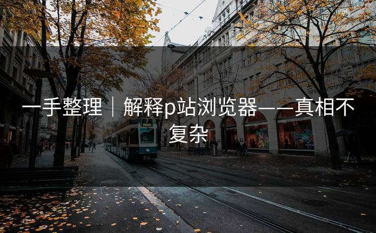 一手整理｜解释p站浏览器——真相不复杂