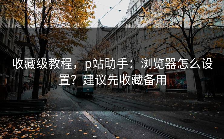 收藏级教程，p站助手：浏览器怎么设置？建议先收藏备用